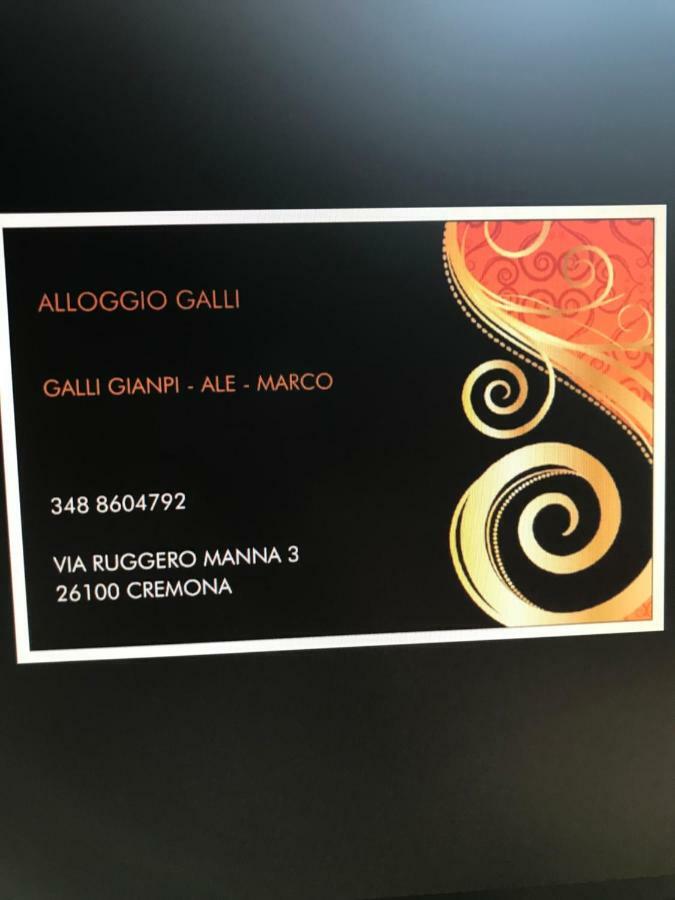 Alloggio Galli Crémone Extérieur photo